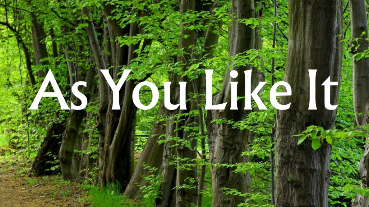 As You Like It Poster