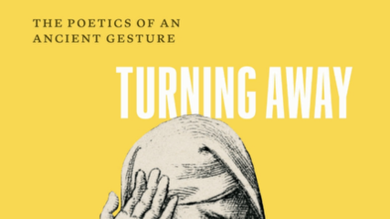 Book cover featuring a figure with a hand raised to the side against a yellow background.