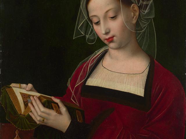 The Magdalen Reading by Ambrosius Benson curtesy of the National Gallery