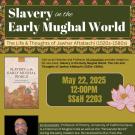 Flyer for Ali Anooshahr book event